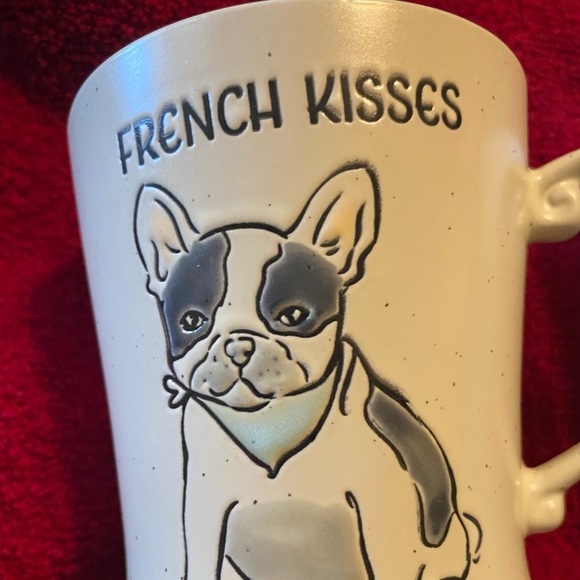 Spectrum Designz Pair 17oz French Bulldog Mugs French Kisses Classy & Sassy NWT - Picture 10 of 10